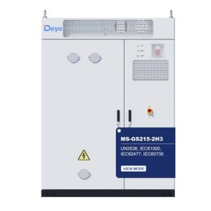 Deye 215 kw Solar Enerji Depolama 100Kw AC Hybrid Invertör Hepsi Birarada